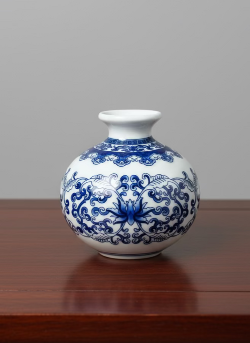Small Chinoiserie Bud Vases