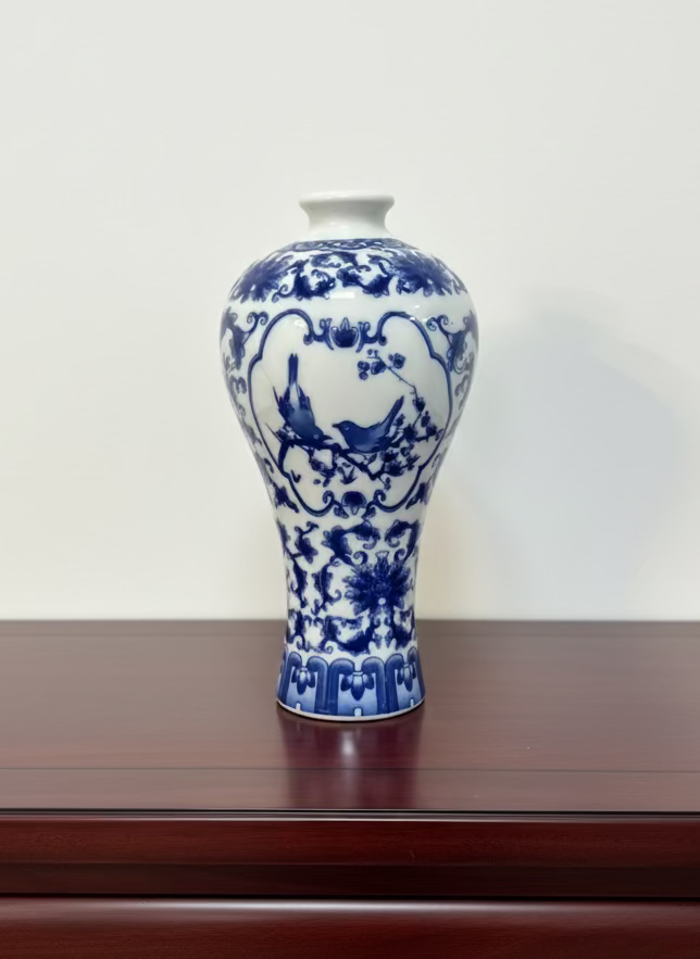 Small Chinoiserie Bud Vases