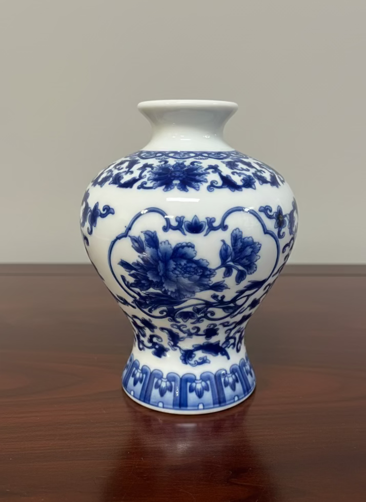 Small Chinoiserie Bud Vases
