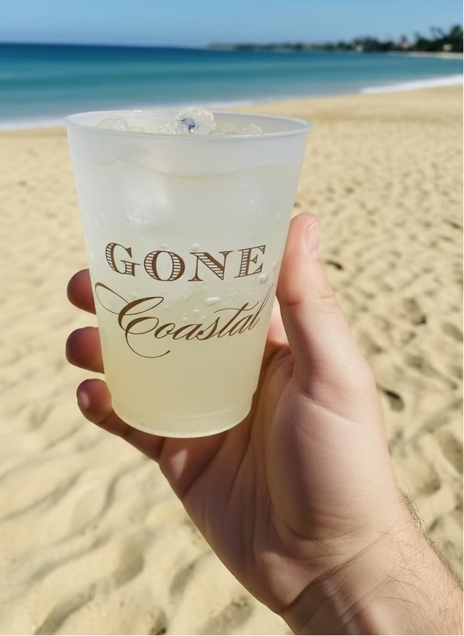 "Gone Coastal" Cups