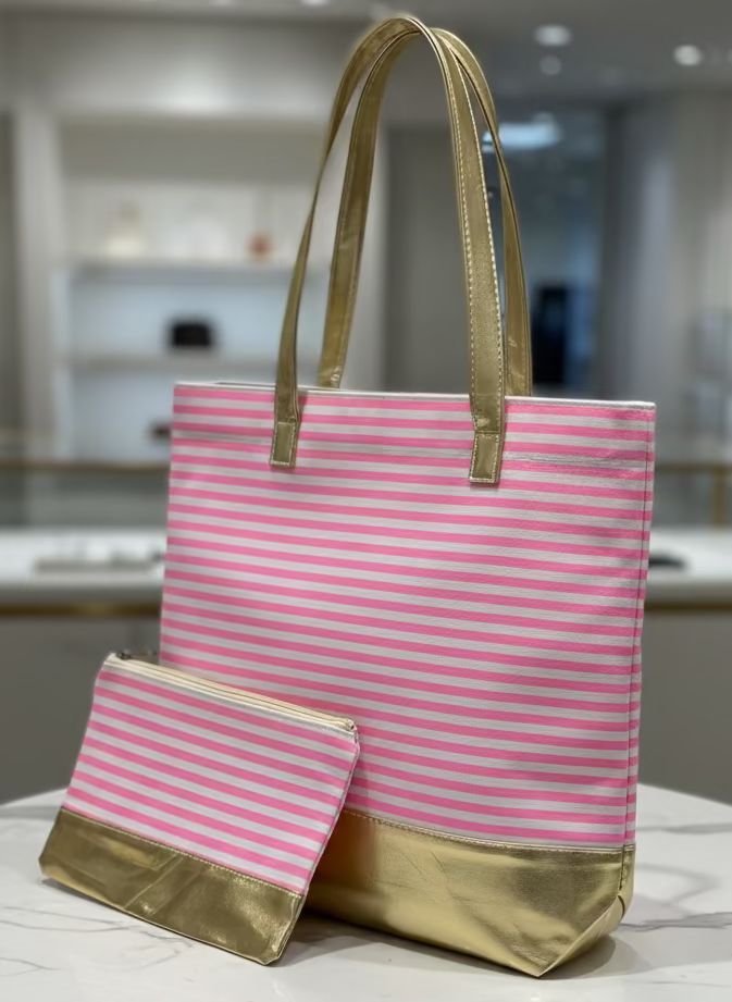 Canvas Striped Bags