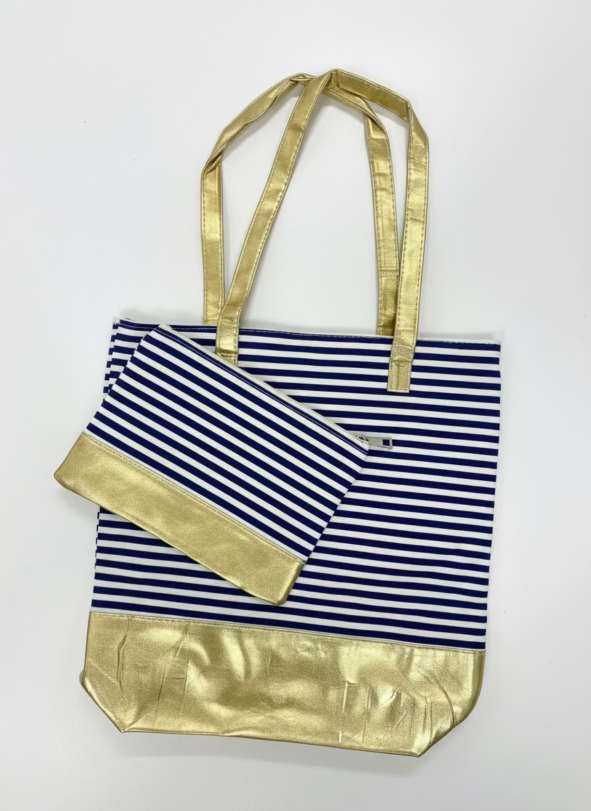 Canvas Striped Bags