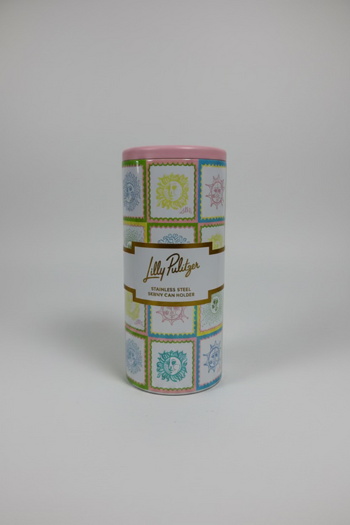 Lilly Pulitzer Skinny Can Holder-Sun Tiles