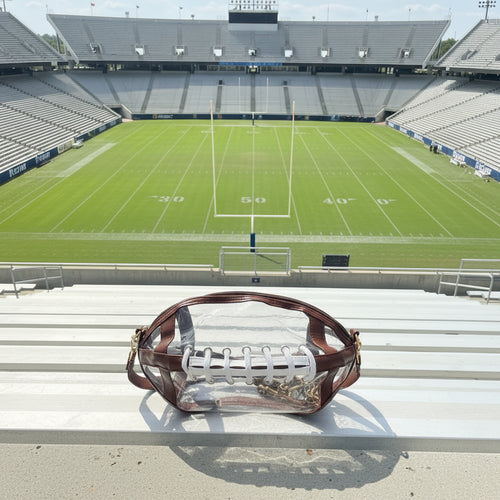 Football Shaped Stadium Bag