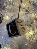 Baby's First Christmas Ornament - Custom Block