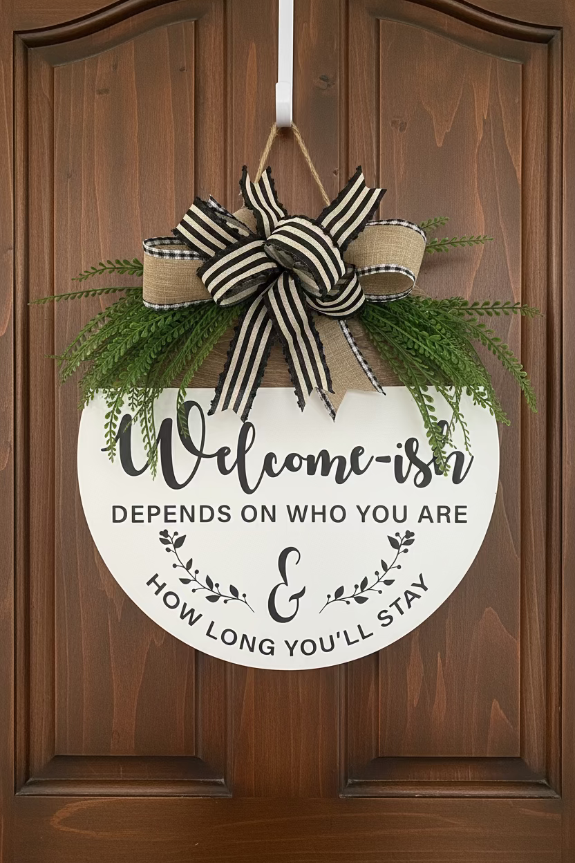 Welcome-ish Doorhanger