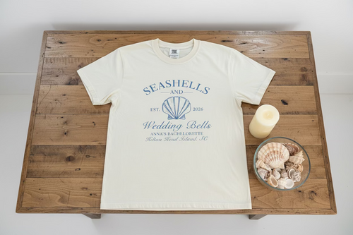 Seashells and Wedding Bells Tees