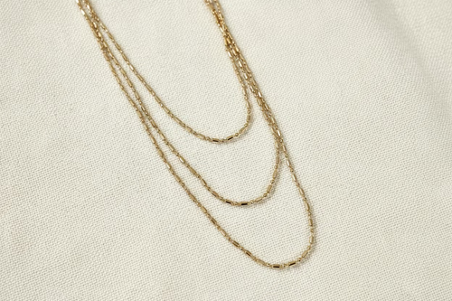 3-Chain Micro-Bead Necklace Sets