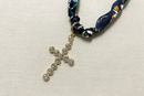 Cross Pendant Scarf Necklace Sets