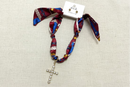 Cross Pendant Scarf Necklace Sets