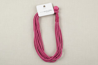 Pink Corded Necklace and Bracelet