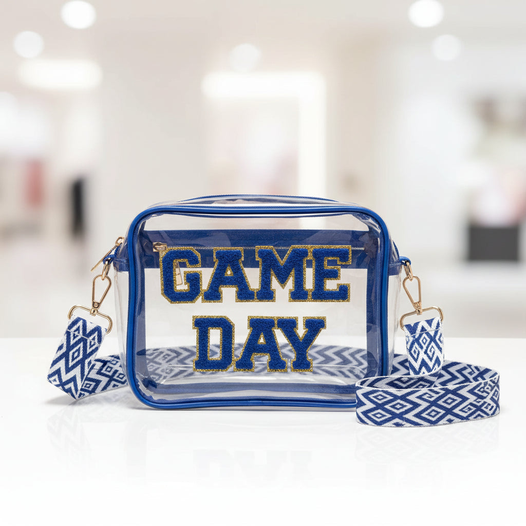 Game Day clear tote bag