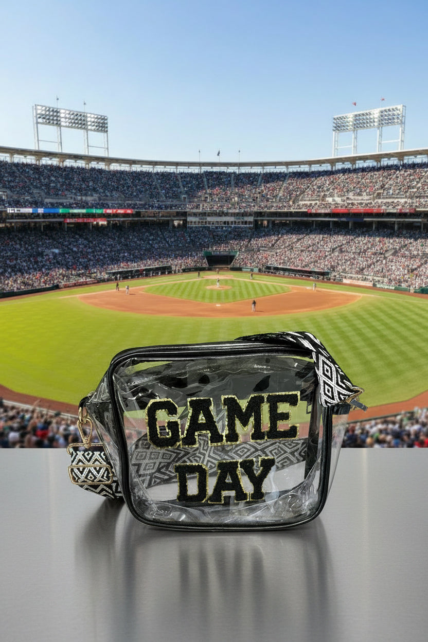 Game Day clear tote bag