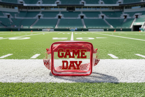 Game Day clear tote bag