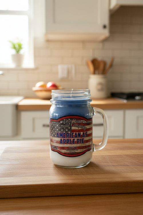 American as Apple Pie Candle