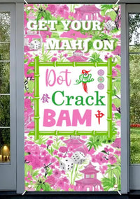 Mahjong Door Banner
