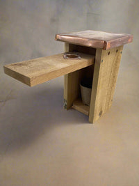 Copper Roof Cedar Birdhouse