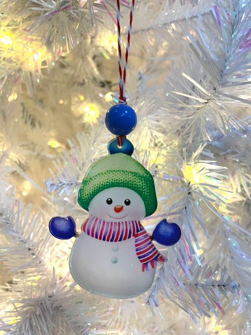 Acrylic Snowman Ornaments