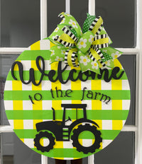 "Welcome to the Farm" Doorhanger