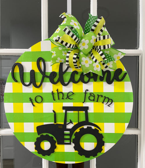 "Welcome to the Farm" Doorhanger
