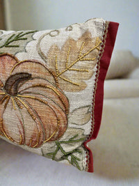 Oblong Pumpkin Throw Pillow