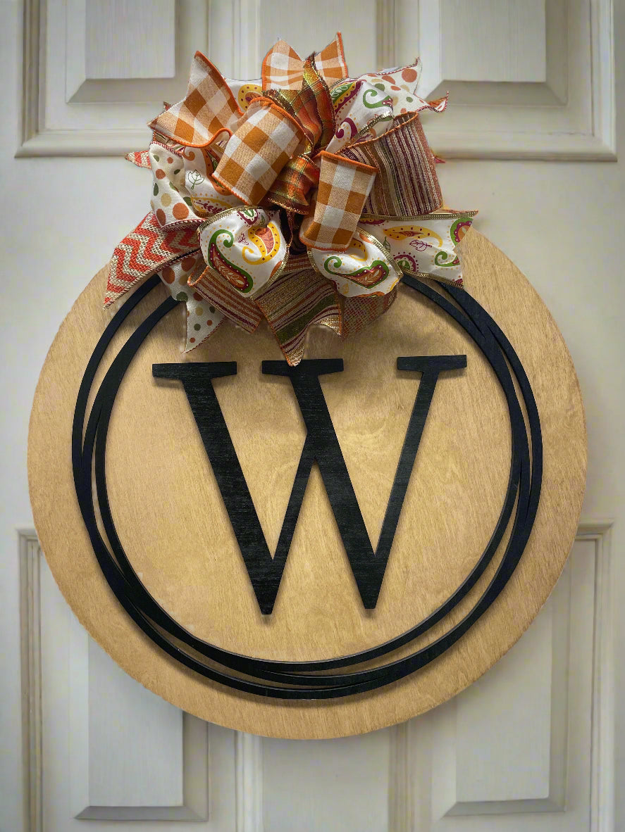 Personalized Letter Doorhanger