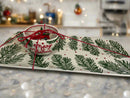 Pine Bough Platter & Dip Bowl