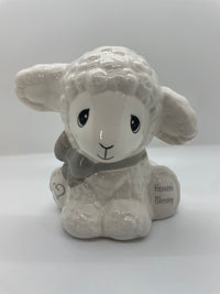Precious Moments Little Lamb Coin Bank