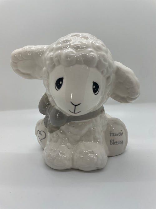 Precious Moments Little Lamb Coin Bank