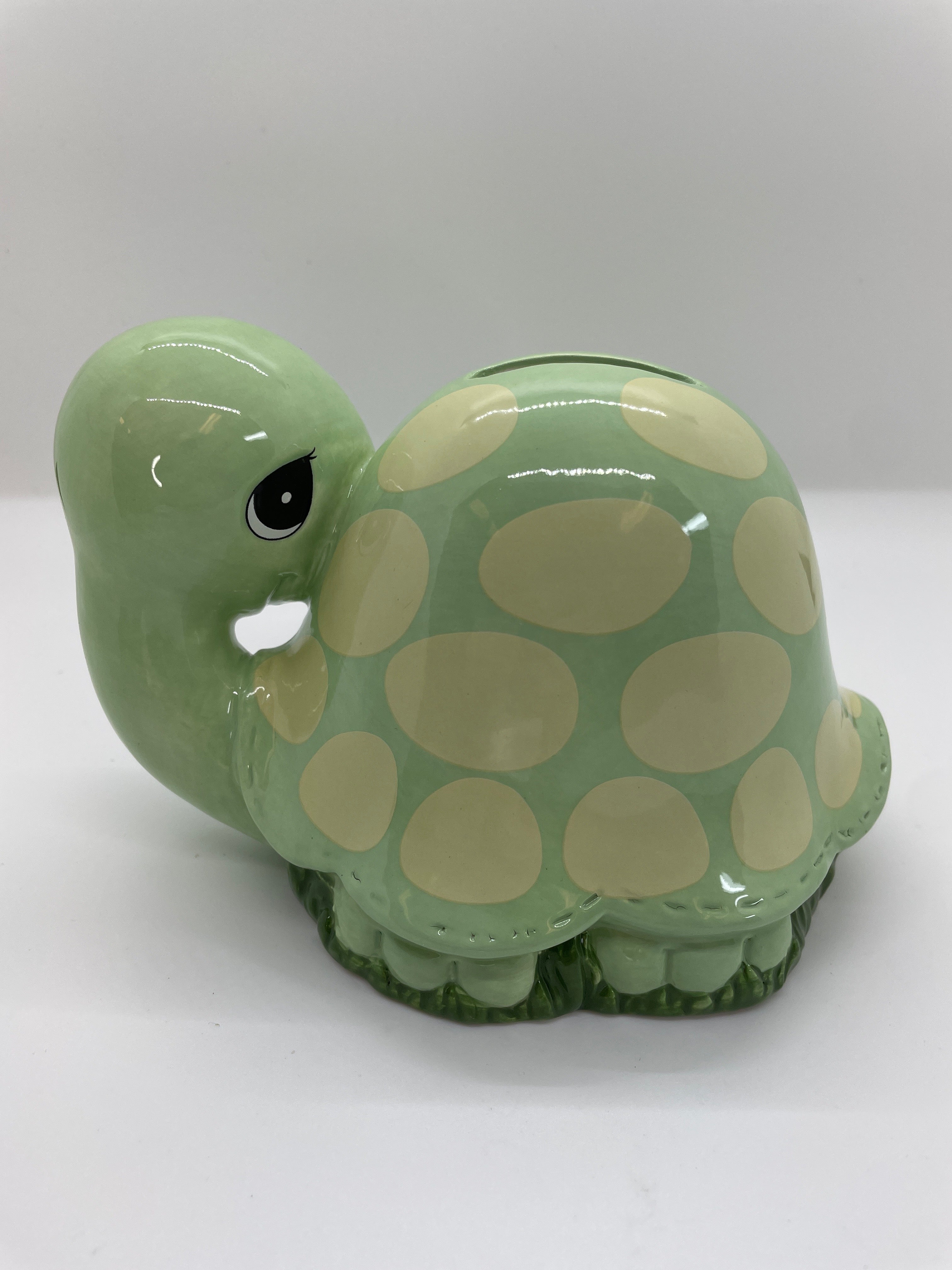 Precious Moments Coin Bank- Turtle