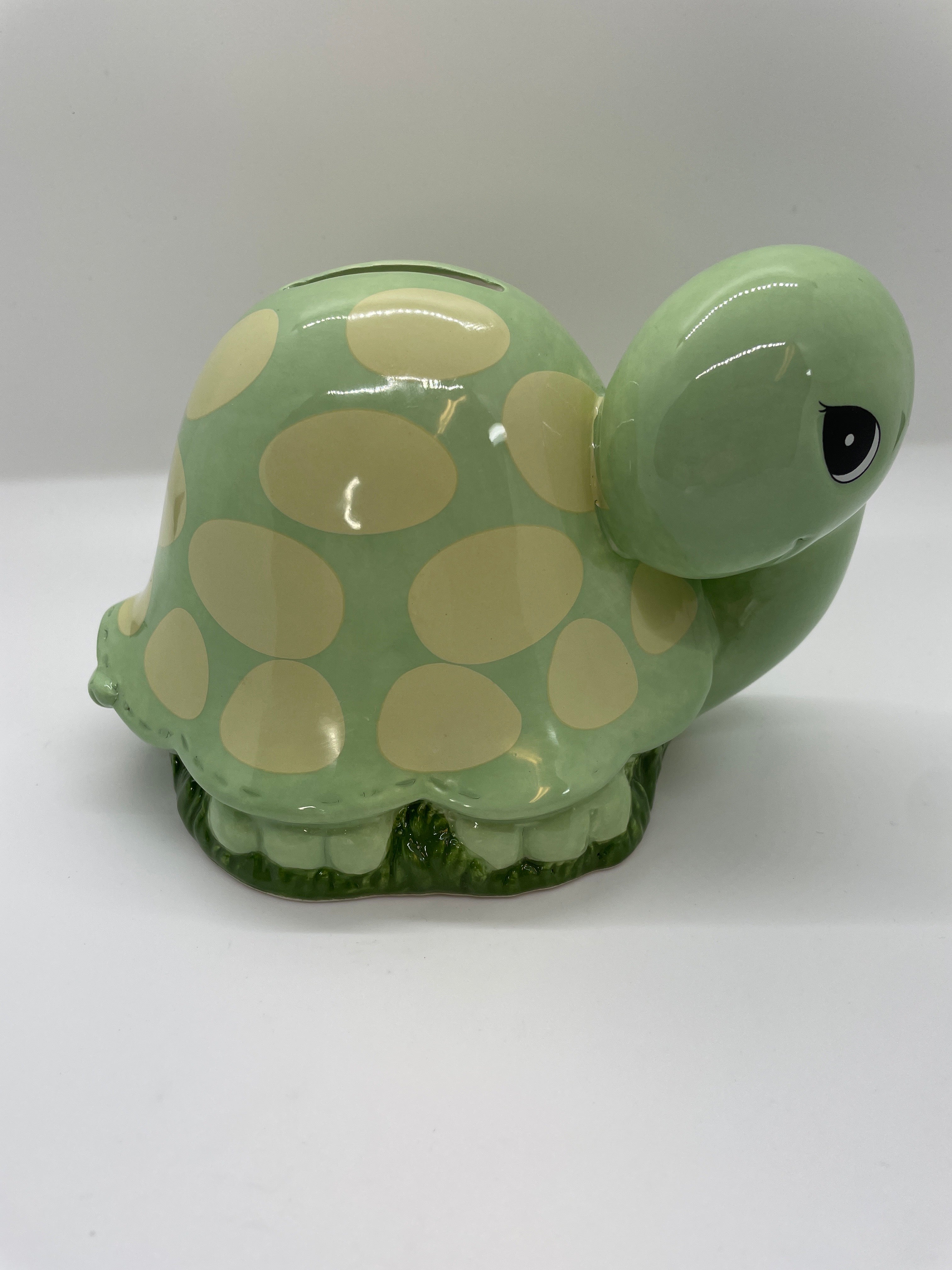 Precious Moments Coin Bank- Turtle