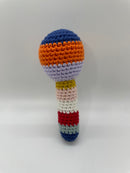 Global Affairs Crochet Maracas Rattle- Rainbow