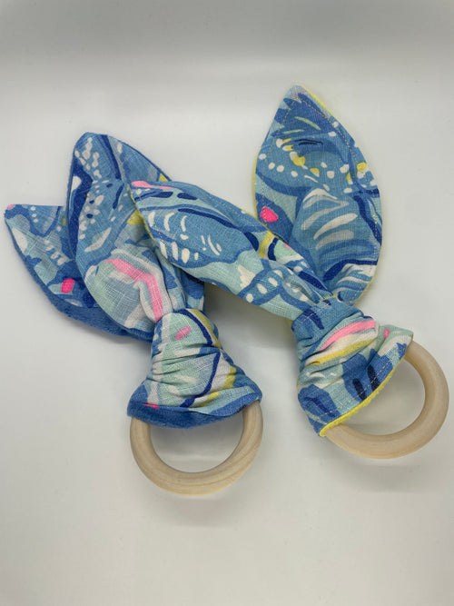 Wood Ring Baby Teether - IB Lilly Pulitzer