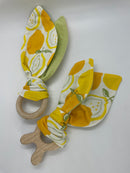 Wood Ring Baby Teether - Lemon