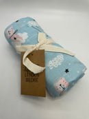 London Bridge Swaddle Blanket "Sleepy Clouds"
