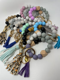 Silicone Wristlet Keyring