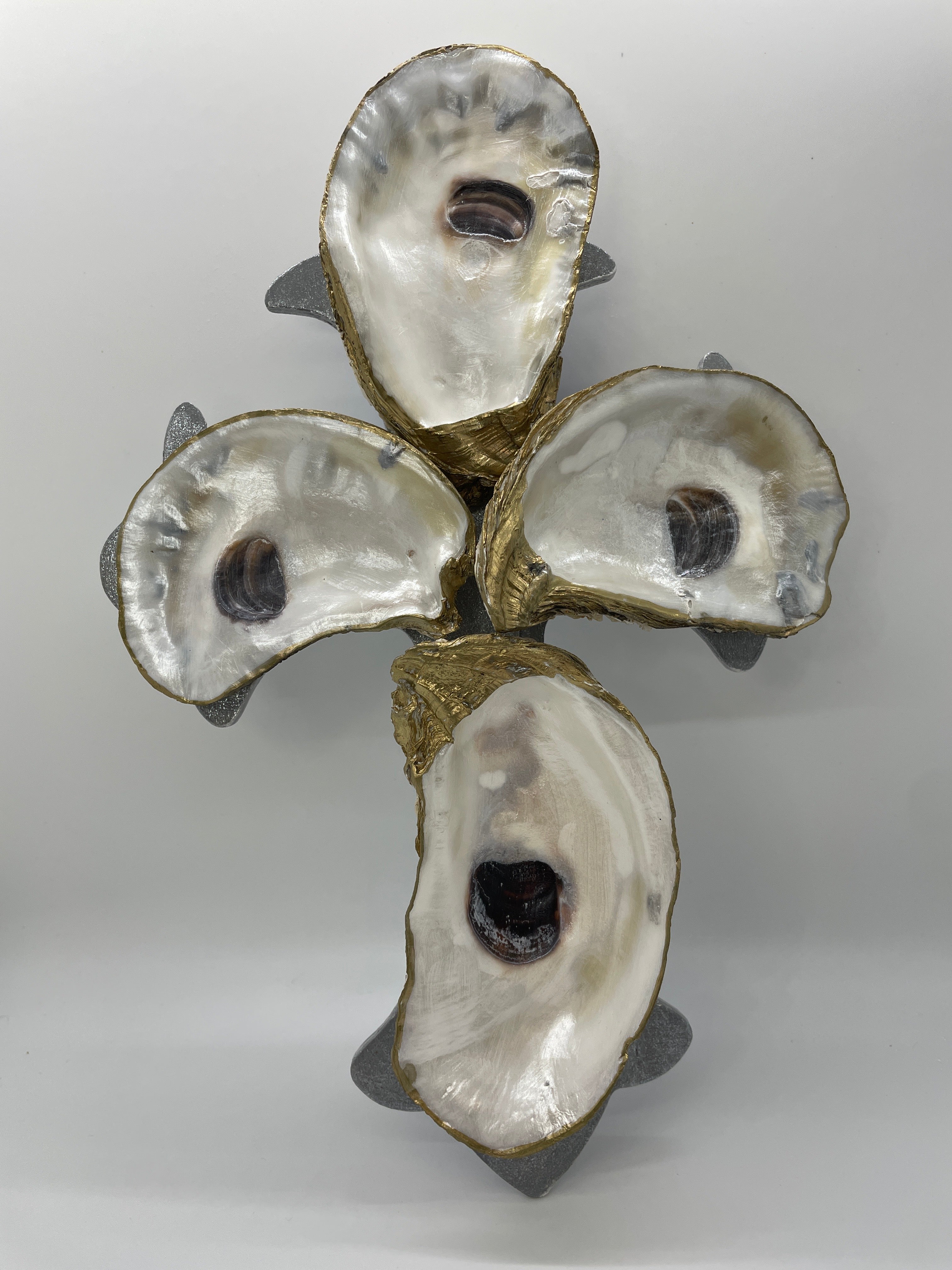 Oyster Cross Wall Art