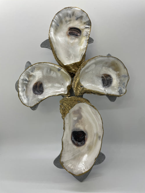 Oyster Cross Wall Art