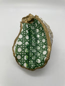 Oyster Shell Ring Dish - Green