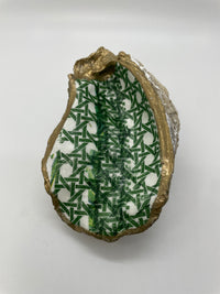 Oyster Shell Ring Dish - Green