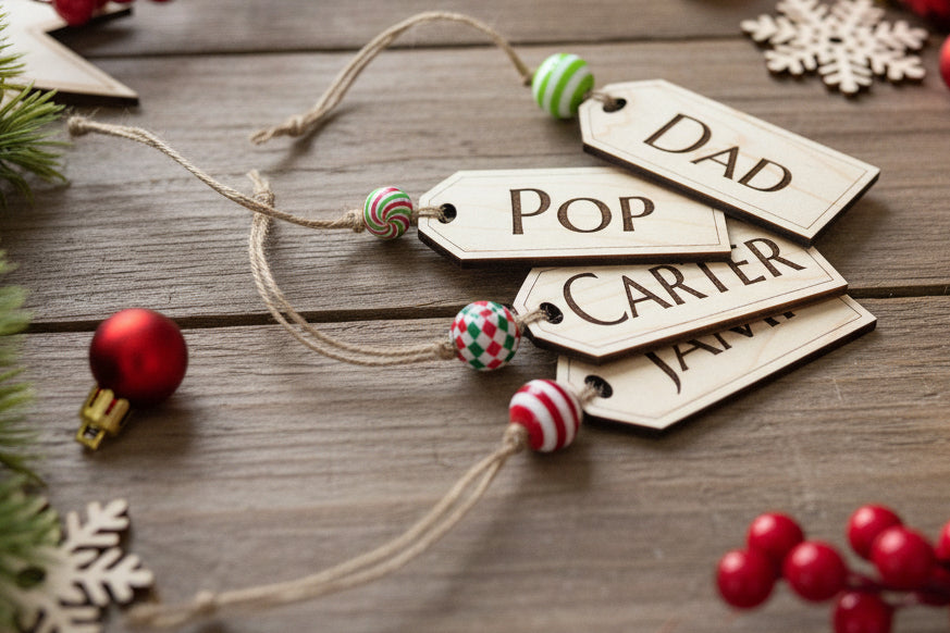 Wooden Name Tags