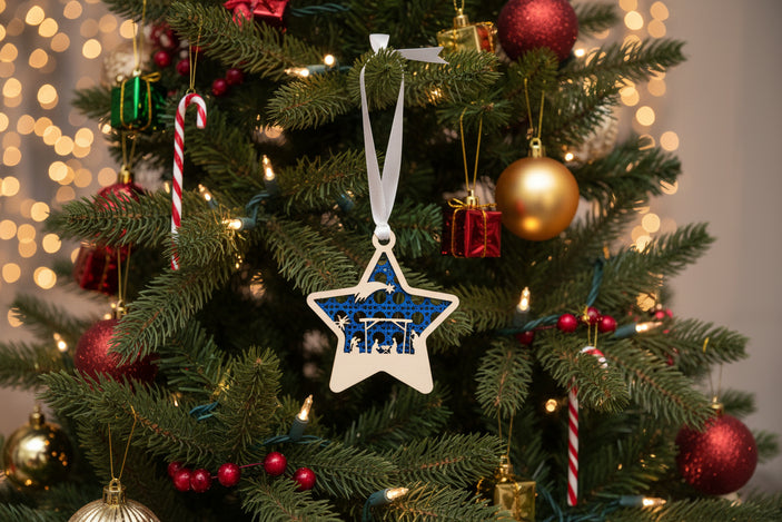 Mini Layered Nativity Ornaments