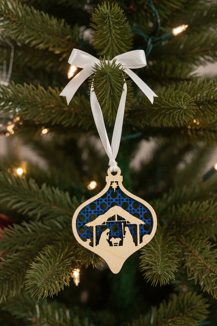 Mini Layered Nativity Ornaments