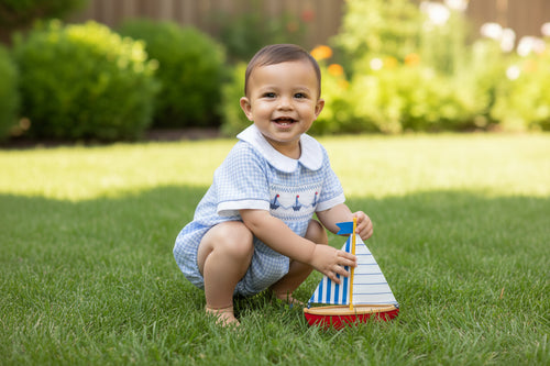 18-24 Mo. Sailboat Romper