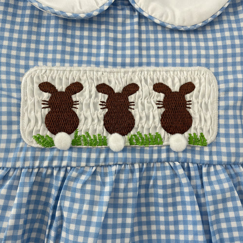 6-9 Mo. Brown Bunny Romper
