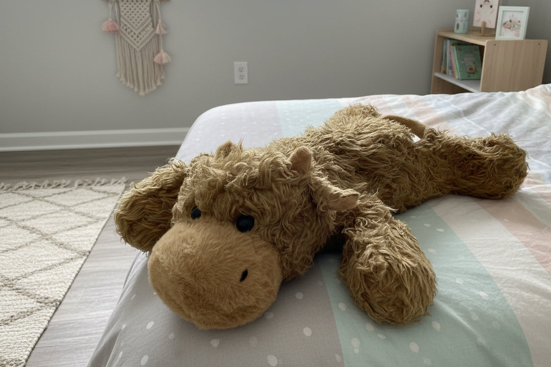 Weighted Highland Cow Stuffy