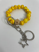 Softball Wristlet Keyring