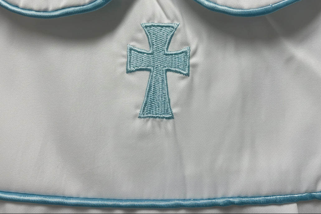 12-18 Month Cross Embroidered Jumpsuit