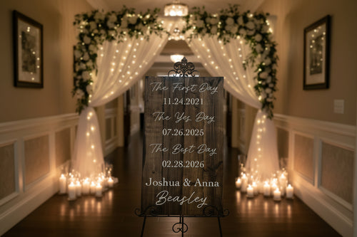 "First Day, Yes Day, Best Day" Sign