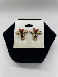 Cow Stud Earrings